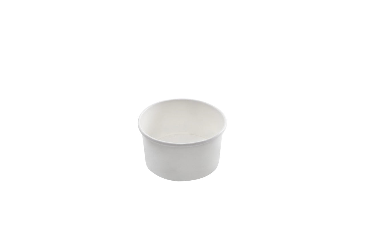 Pot à glace en carton blanc 180 ml - 1000 unités