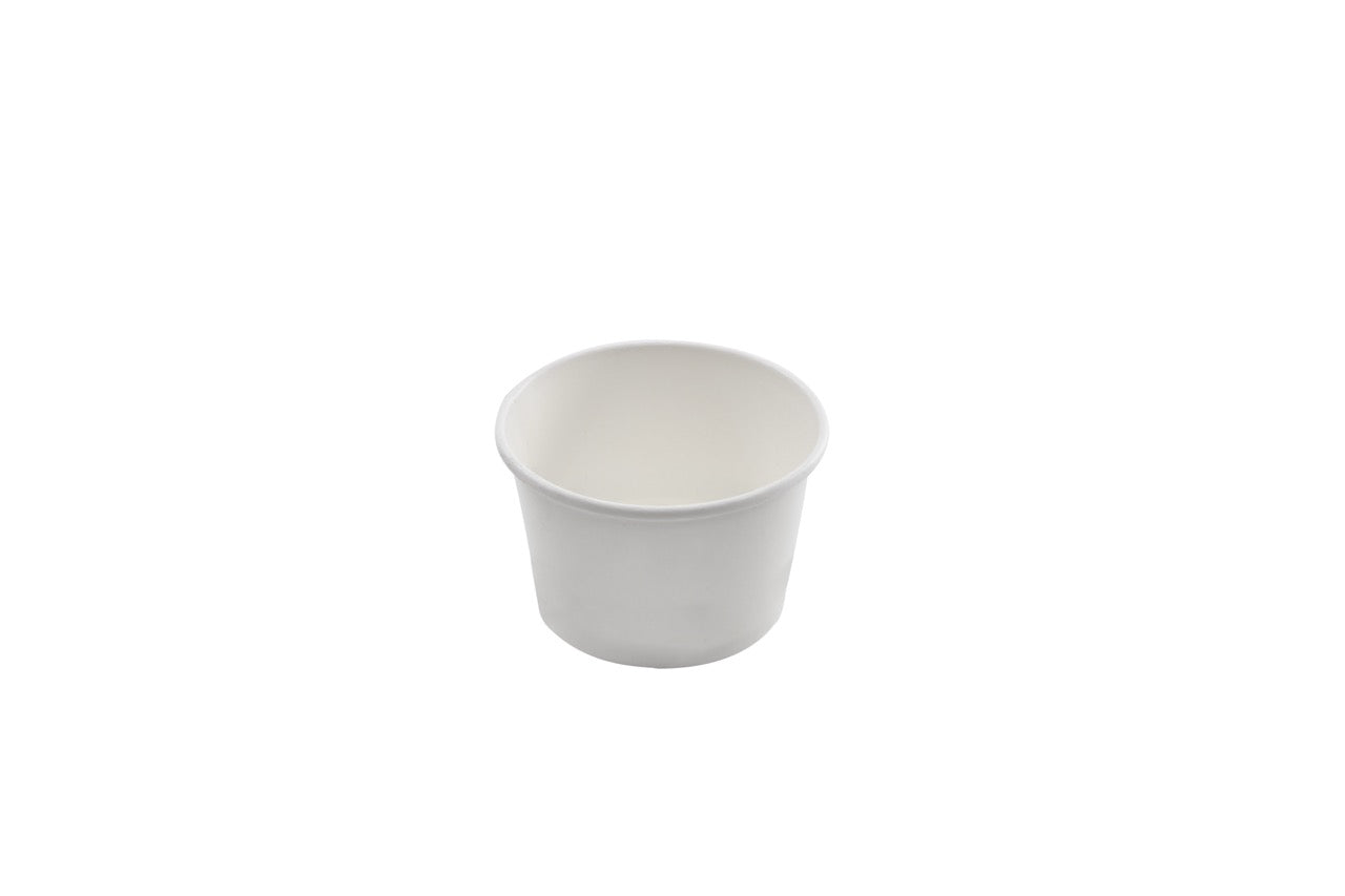 Pot à glace en carton blanc 240 ml - 1000 unités