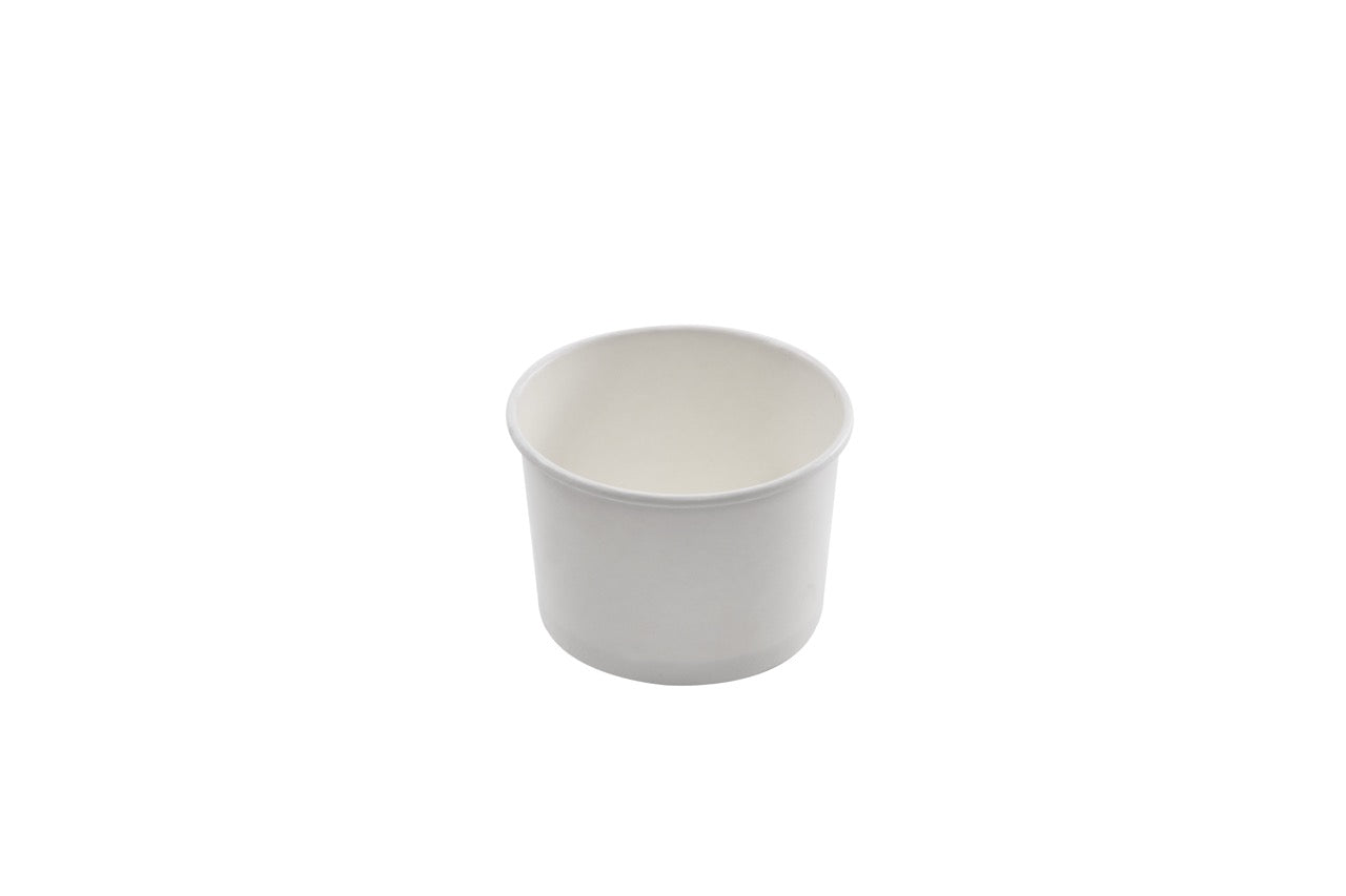 Pot à glace en carton blanc 360 ml - 1000 unités