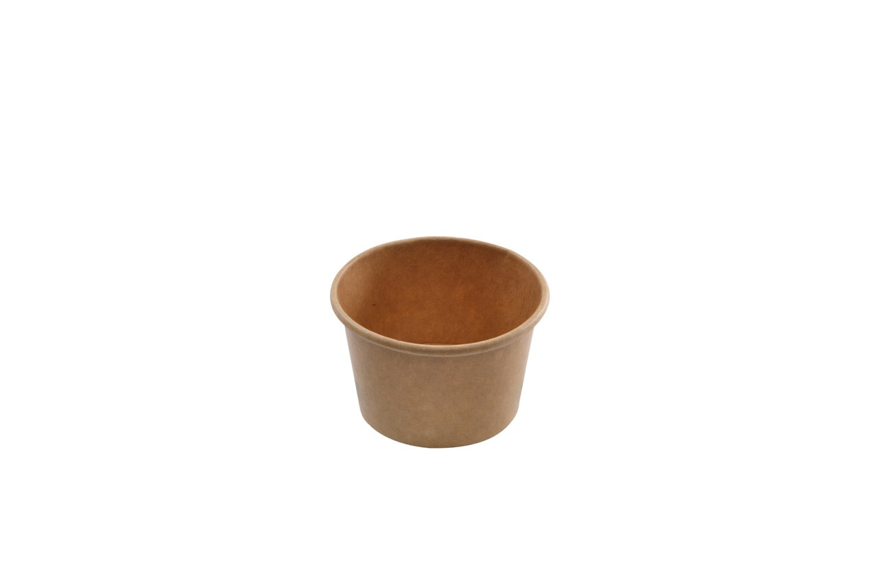 Pot à glace en carton kraft 240 ml- 1000 unités