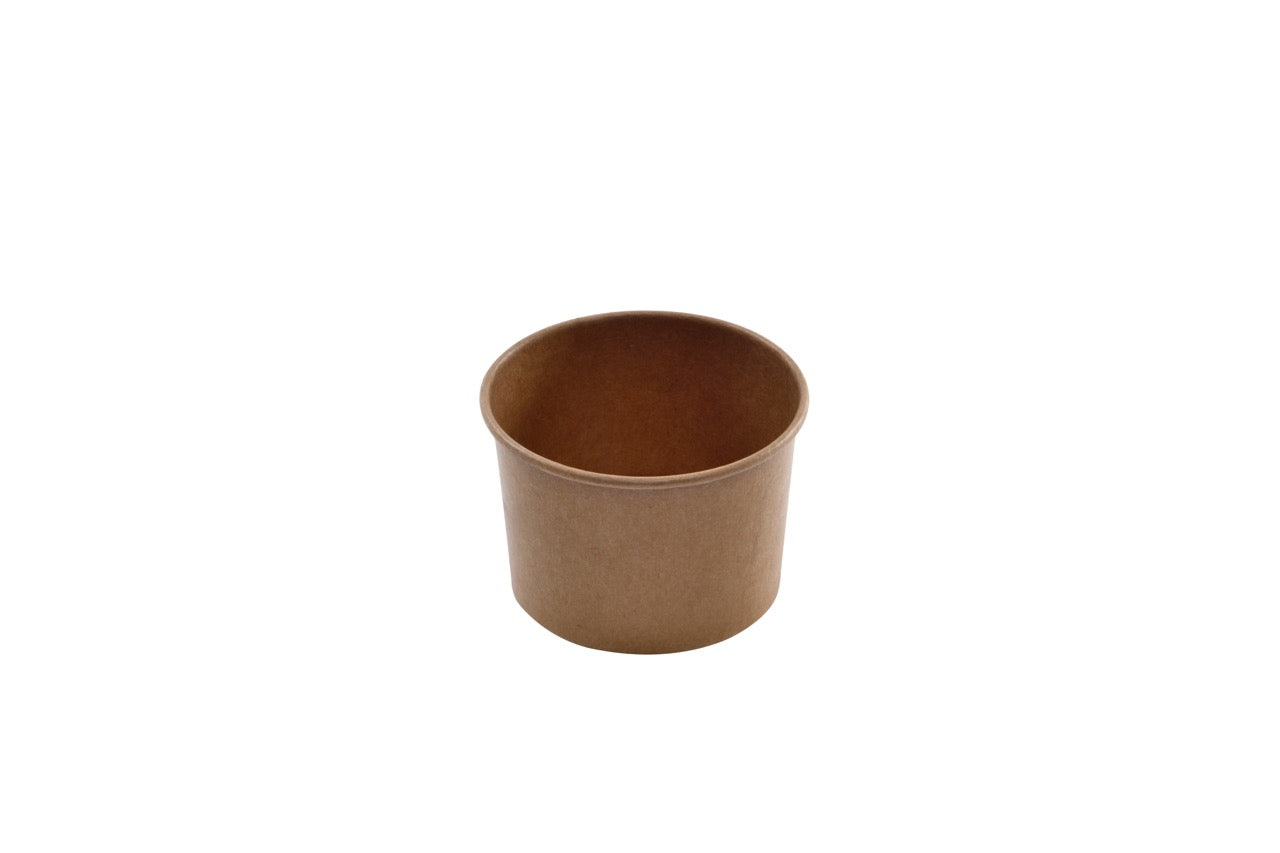 Pot à glace en carton kraft 360 ml - 1000 unités