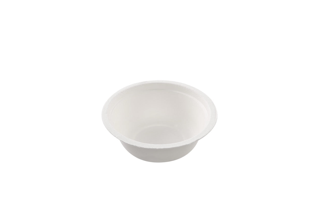 Bol blanc en canne à sucre 350 ml - 600 unités
