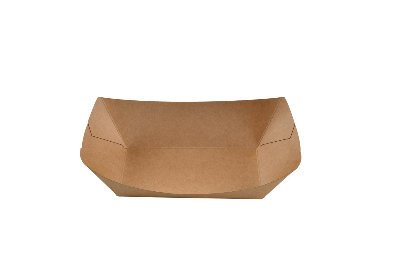 Barquette rectangulaire en carton kraft 750 ml - 1500 unités