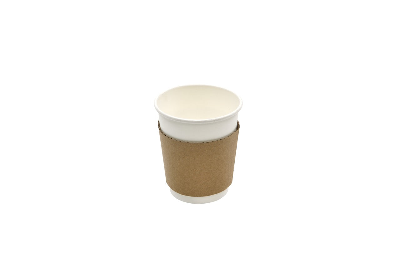 Bague isolante en carton pour gobelet 240 ml - 1000 unités
