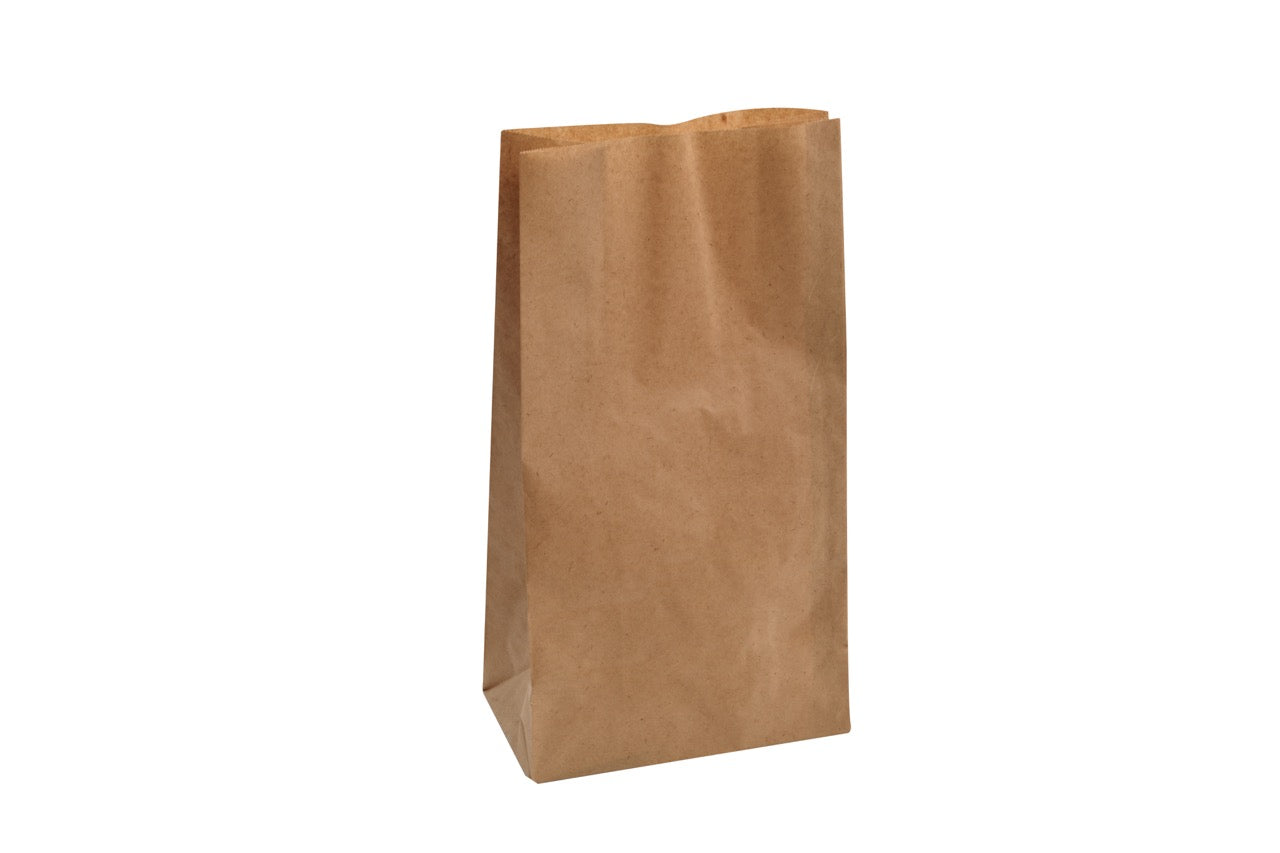 Sac SOS en papier kraft 18 + 11 x 34 cm - 500 unités