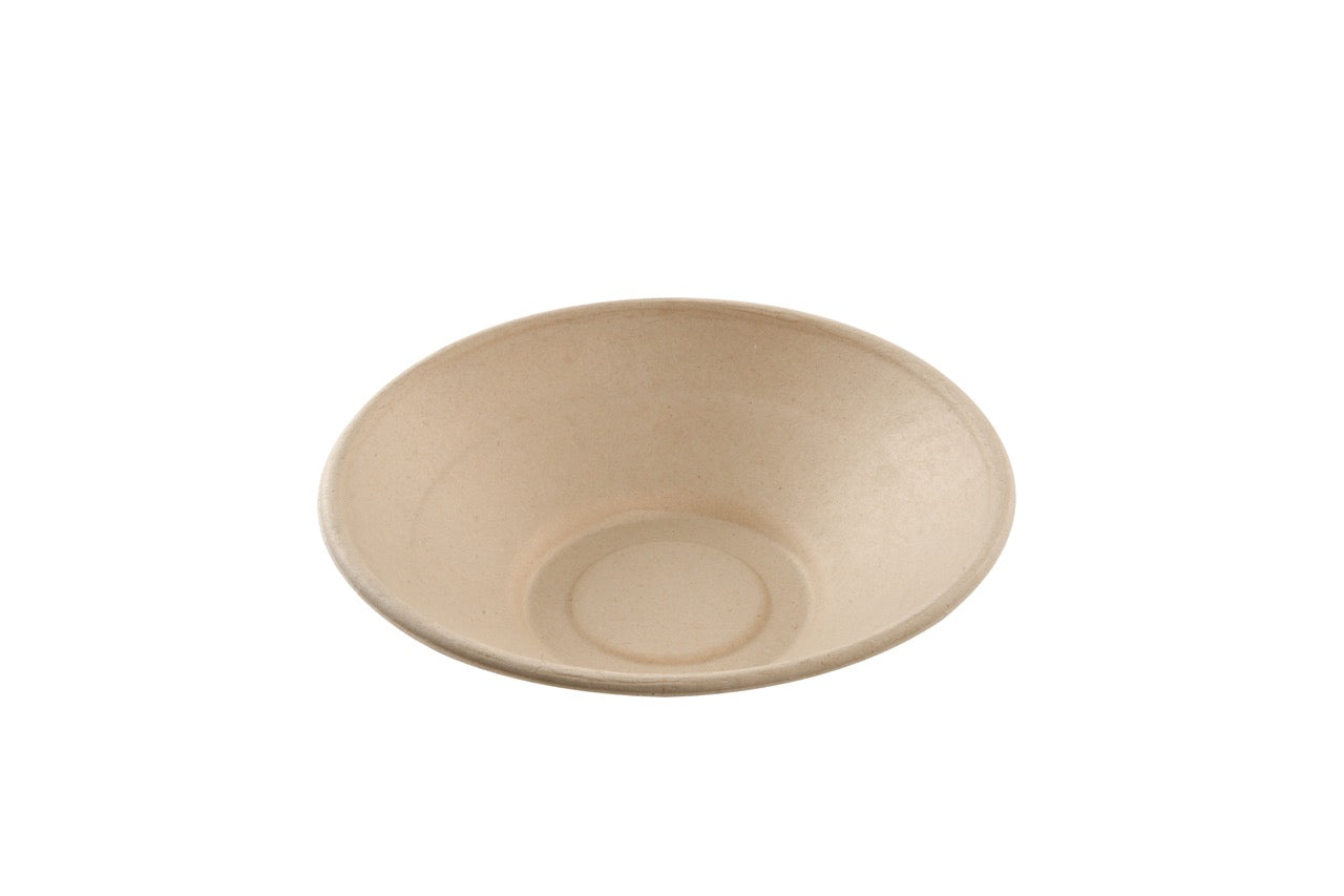 Saladier rond crème en canne à sucre 750 ml - 600 unités