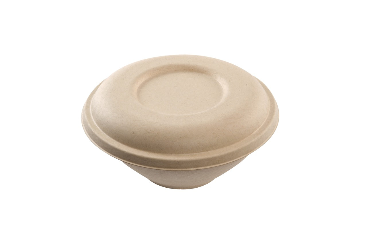 Saladier rond crème en canne à sucre 1200 ml - 600 unités