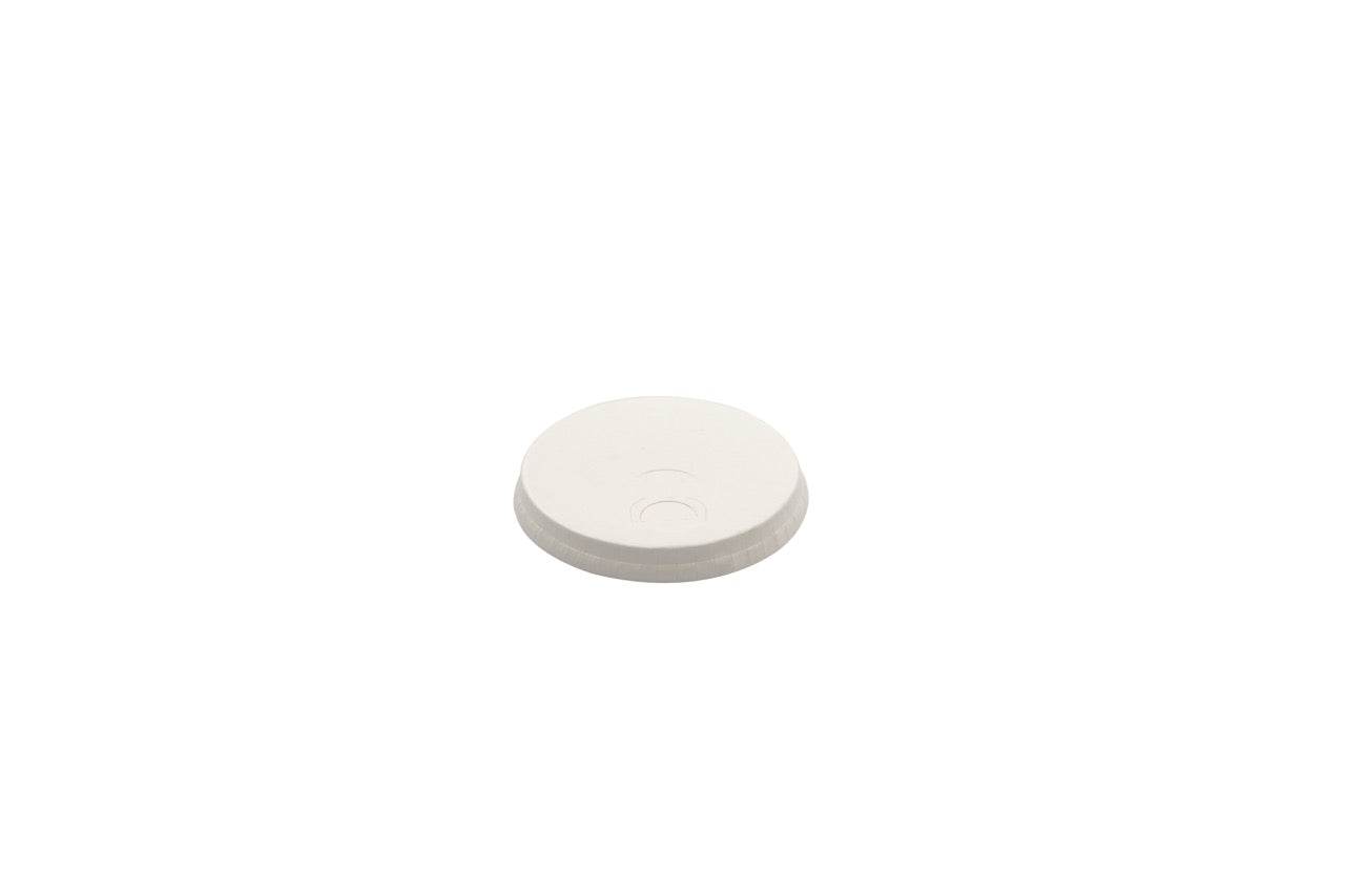 Couvercle en carton blanc à 3 fermetures pour gobelet 240 ml - 1000 unités