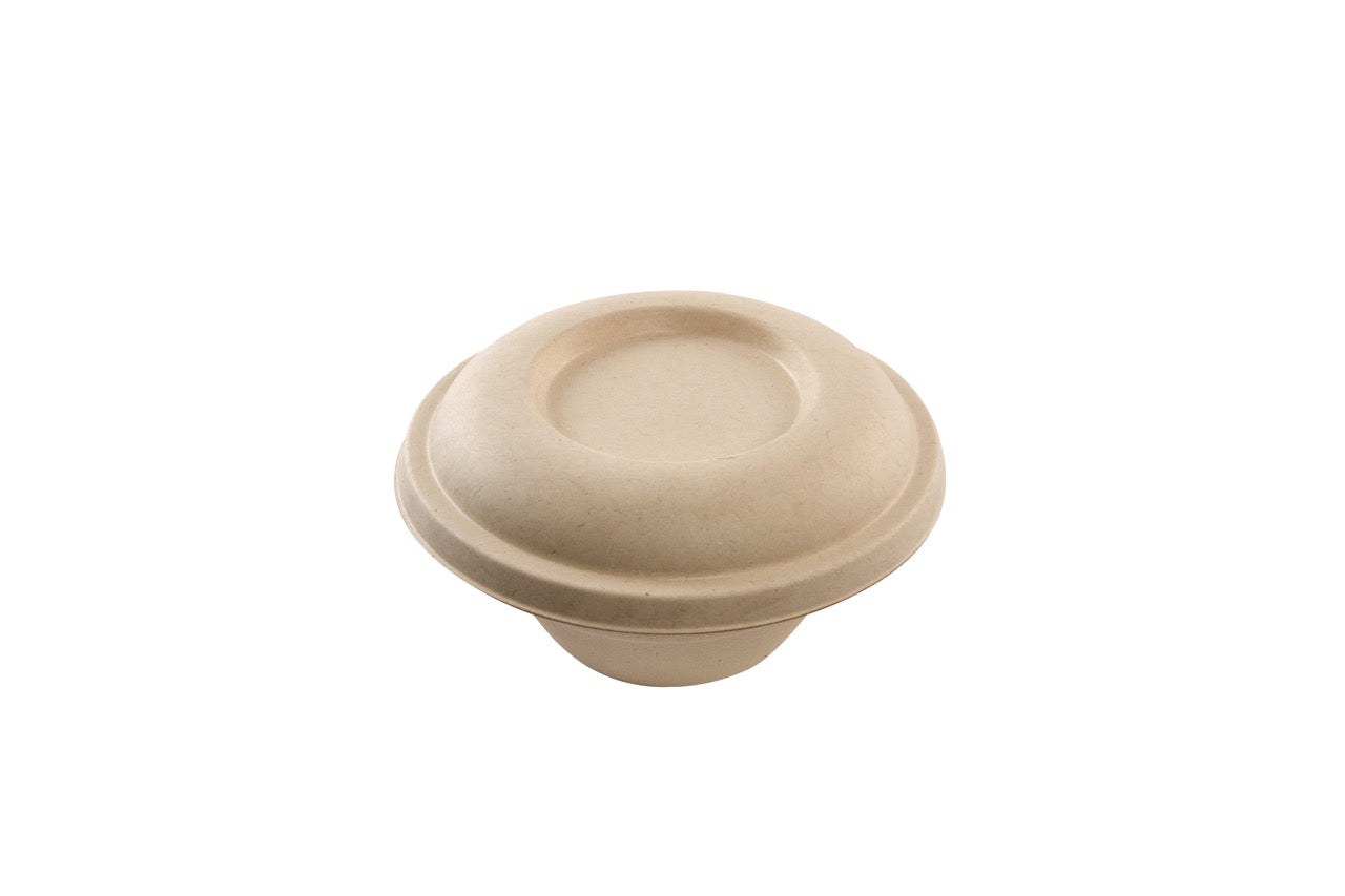 Saladier rond crème en canne à sucre 500 ml - 600 unités