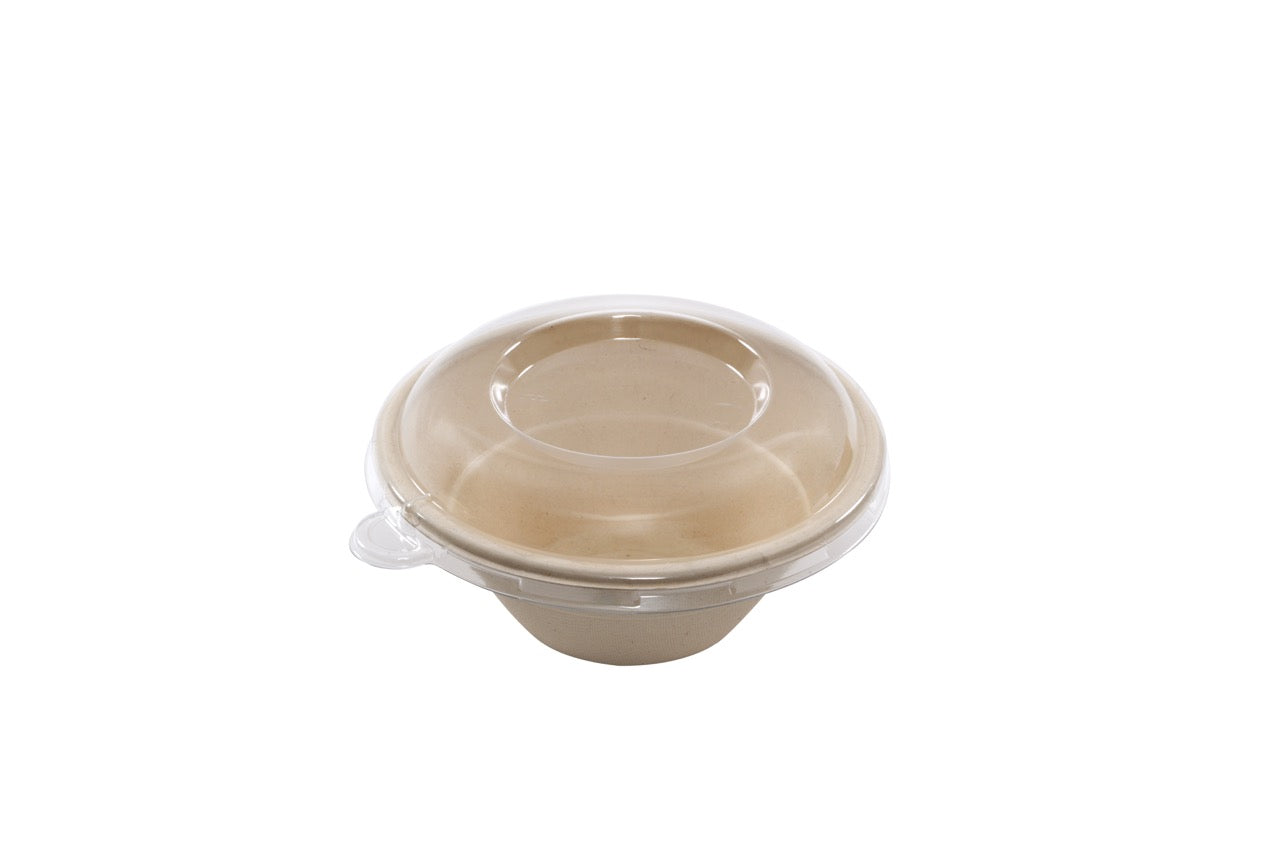 Saladier rond crème en canne à sucre 500 ml - 600 unités