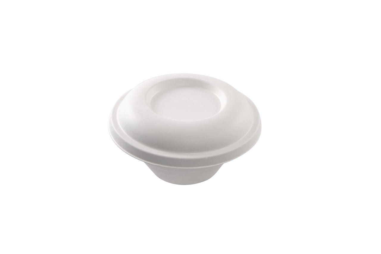 Saladier rond blanc en canne à sucre 500 ml - 600 unités