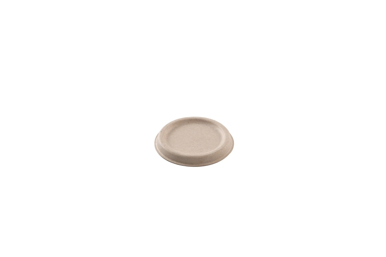 Couvercle crème en canne à sucre pour Pot à sauce 120 ml - 3000 unités