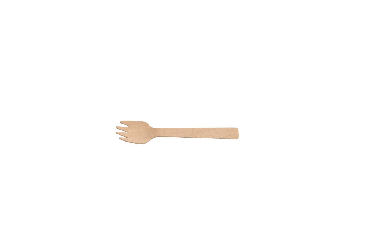 Petite Fourchette en bois FSC 10,5 cm - 3000 unités