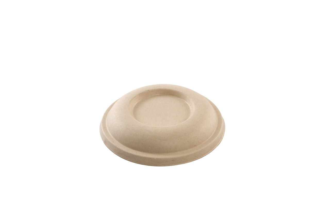 Couvercle crème en canne à sucre pour Saladier rond 500 ml - 600 unités