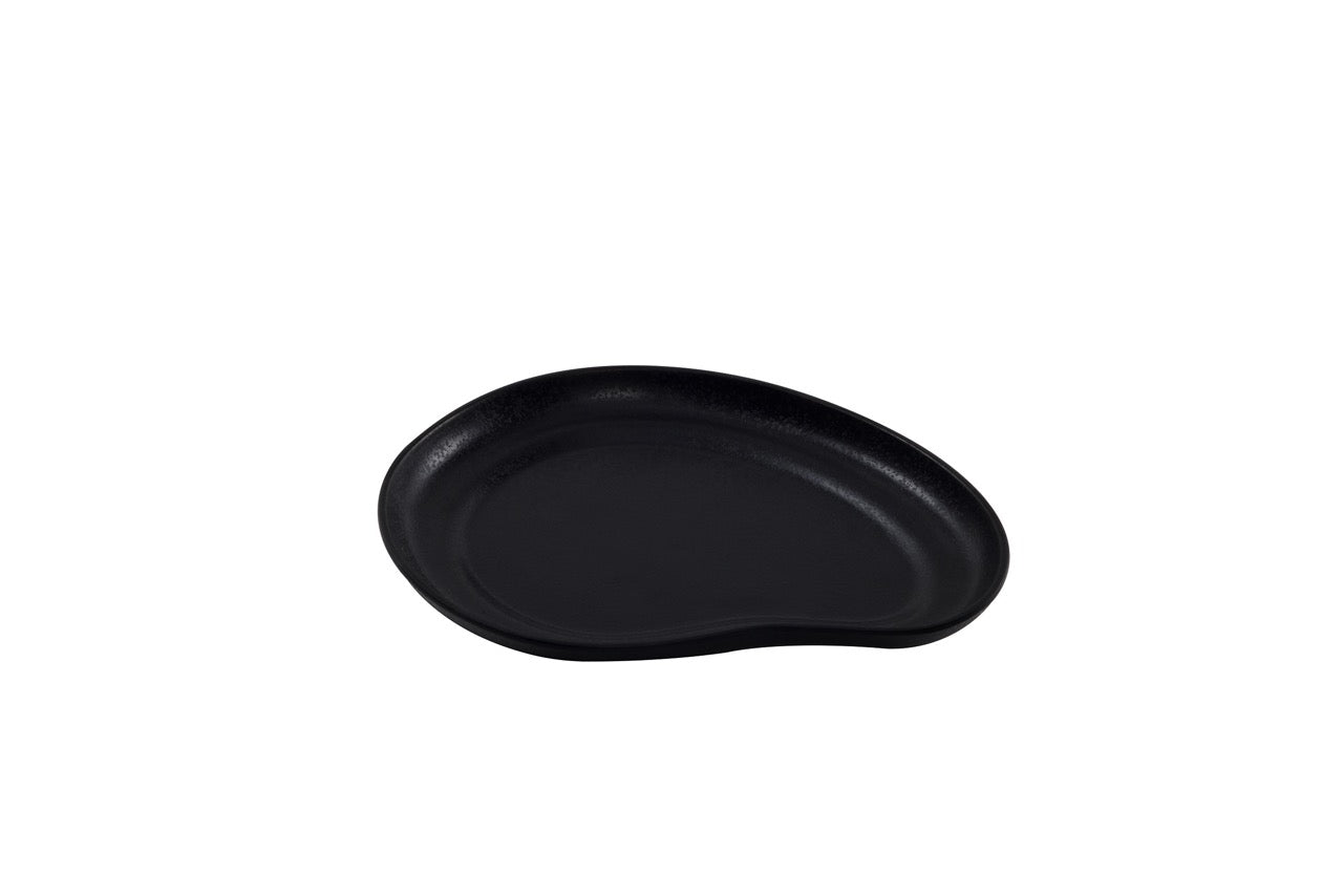 KAROLA petite assiette noire - 24 unités