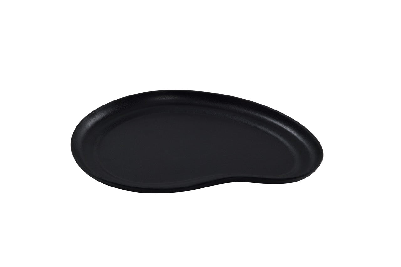 KAROLA assiette moyenne noire - 24 unités