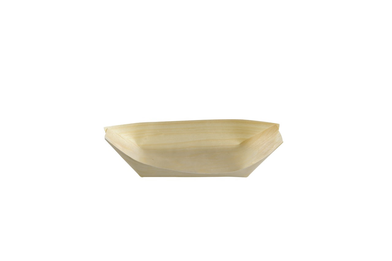 Barquette bateau en bois FSC 17 cm - 1250 unités