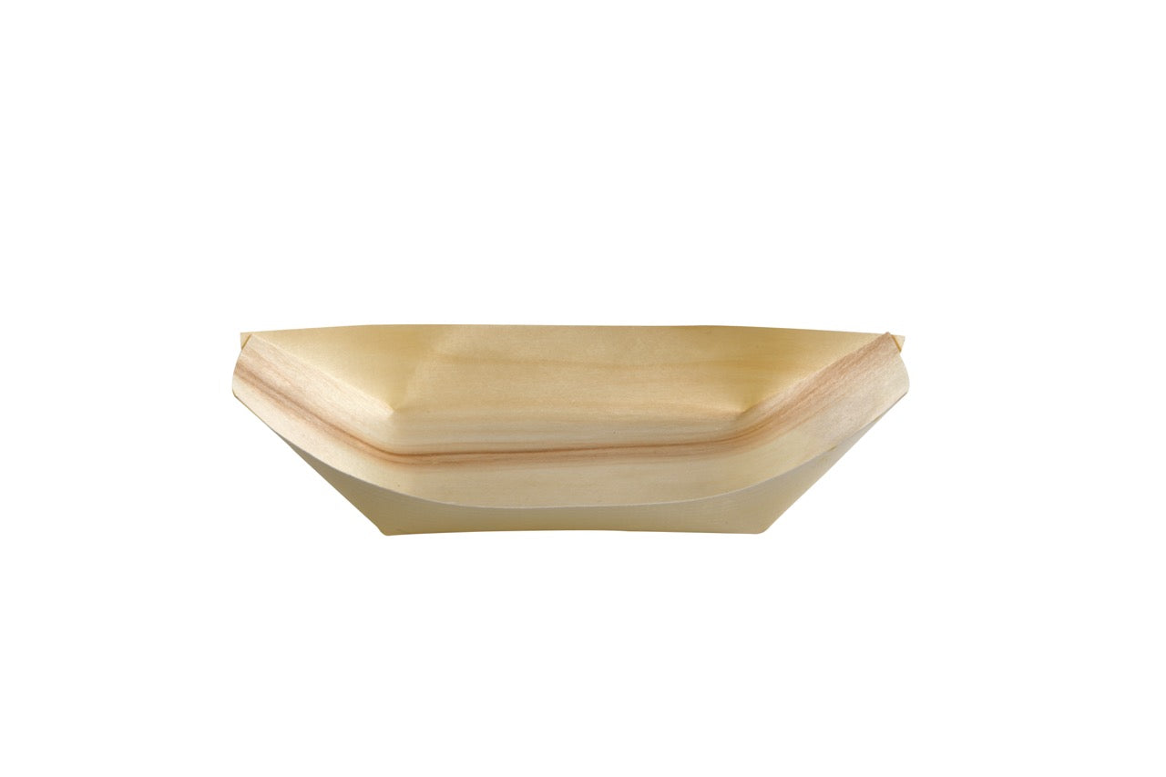 Barquette bateau en bois FSC 22,5 cm - 1250 unités