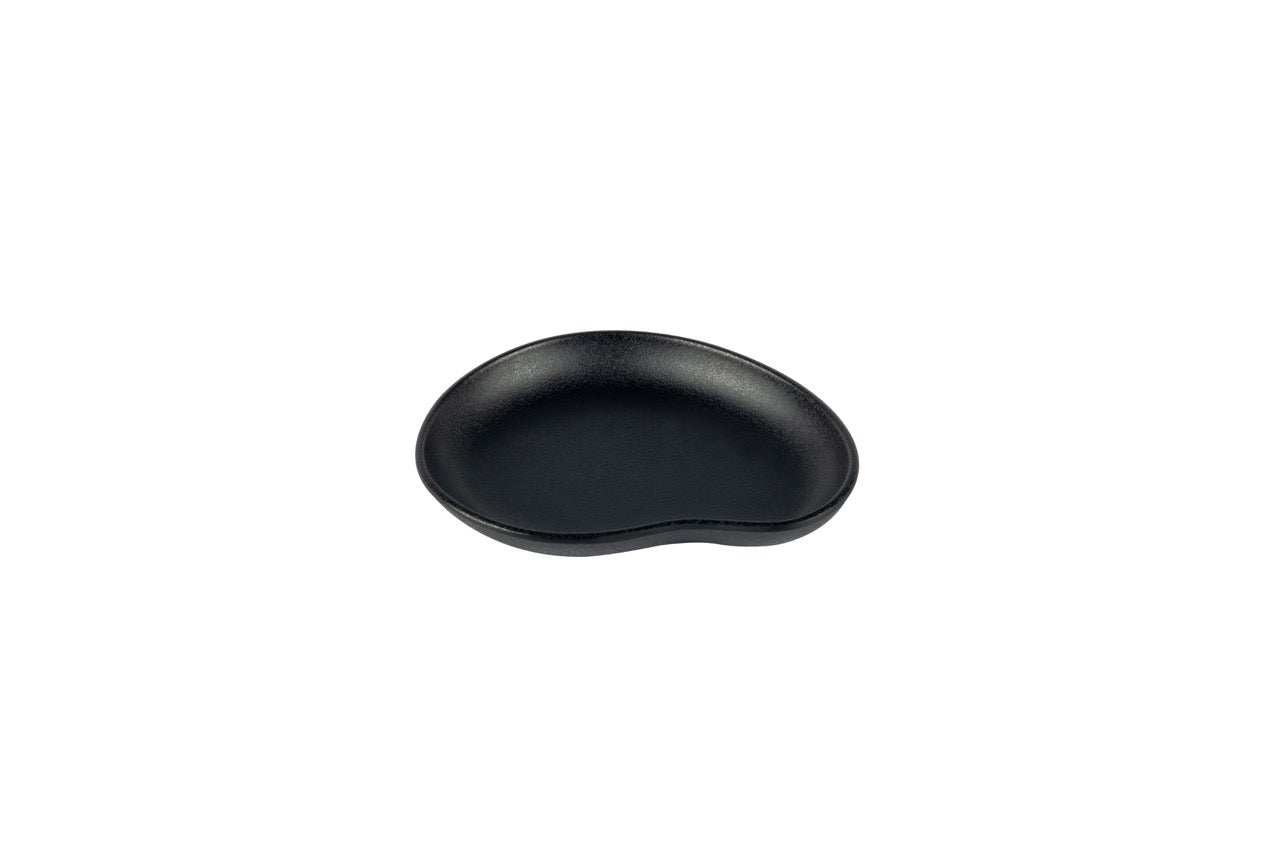 KAROLA mini assiette noire - 48 unités