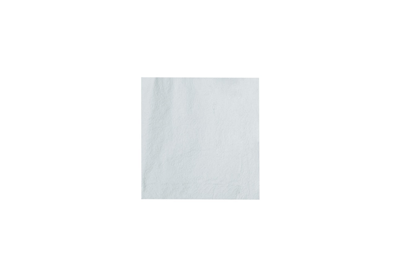 Serviette en ouate blanche 30 x 30 cm 1 pli pliée en 4 - 2400 unités
