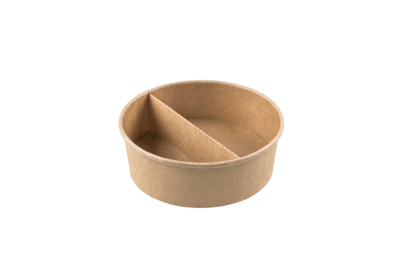 Séparateur en carton kraft pour Saladier rond 500 ml - 500 unités