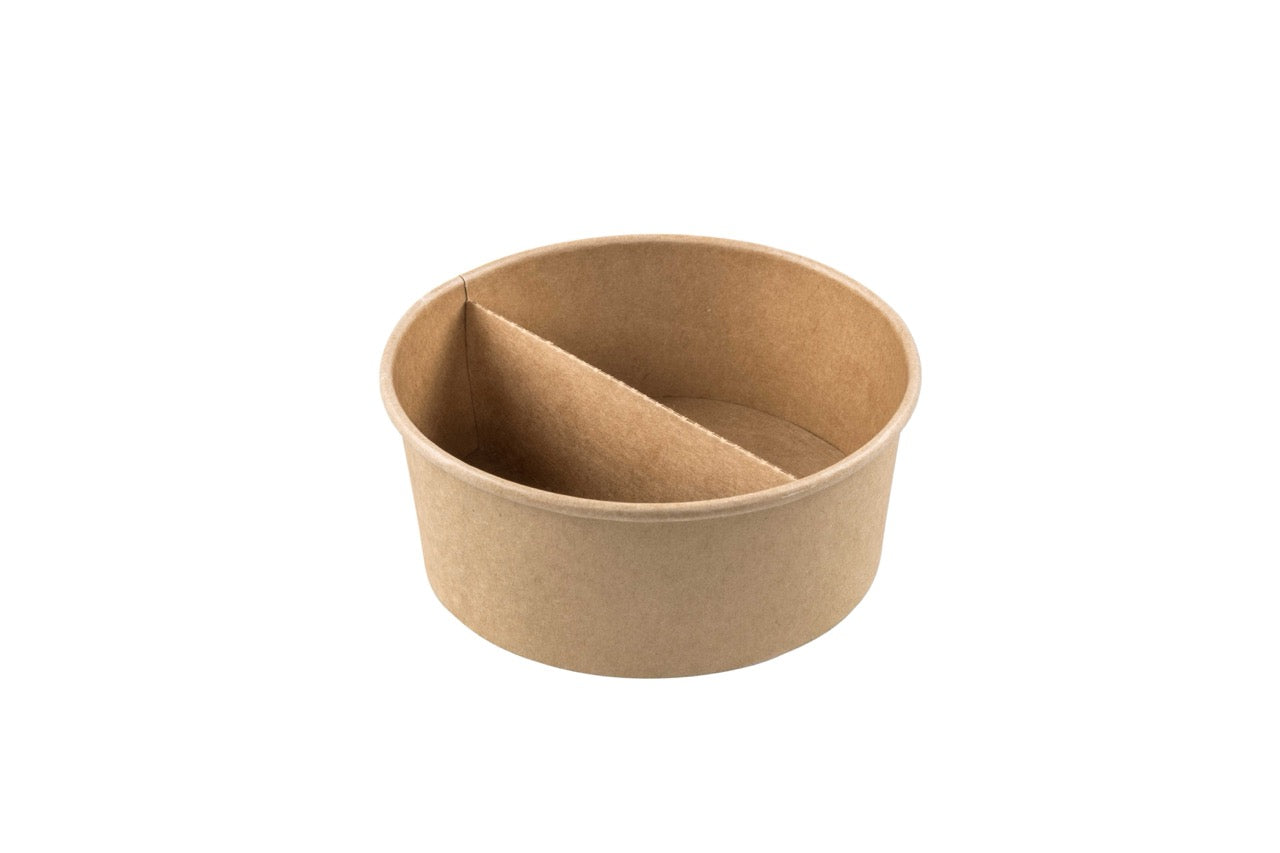 Séparateur en carton kraft pour Saladier rond 750 ml - 500 unités