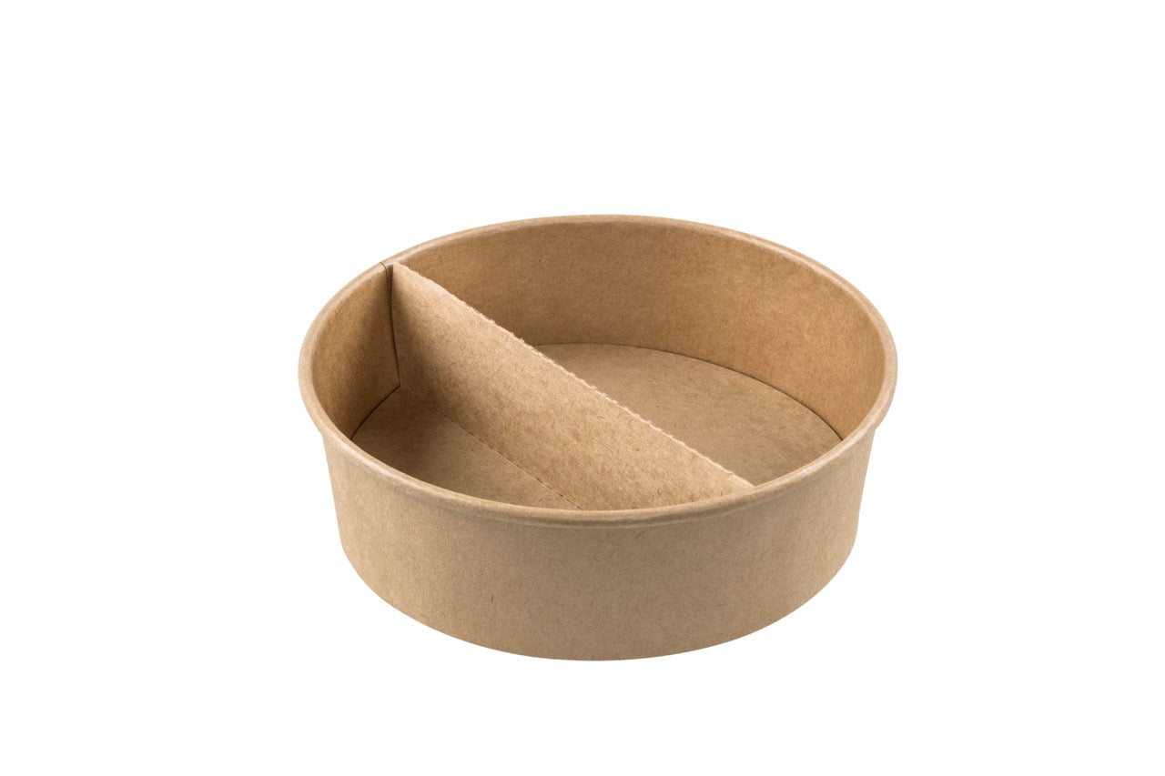 Séparateur en carton kraft pour Saladier rond 1100 ml - 500 unités