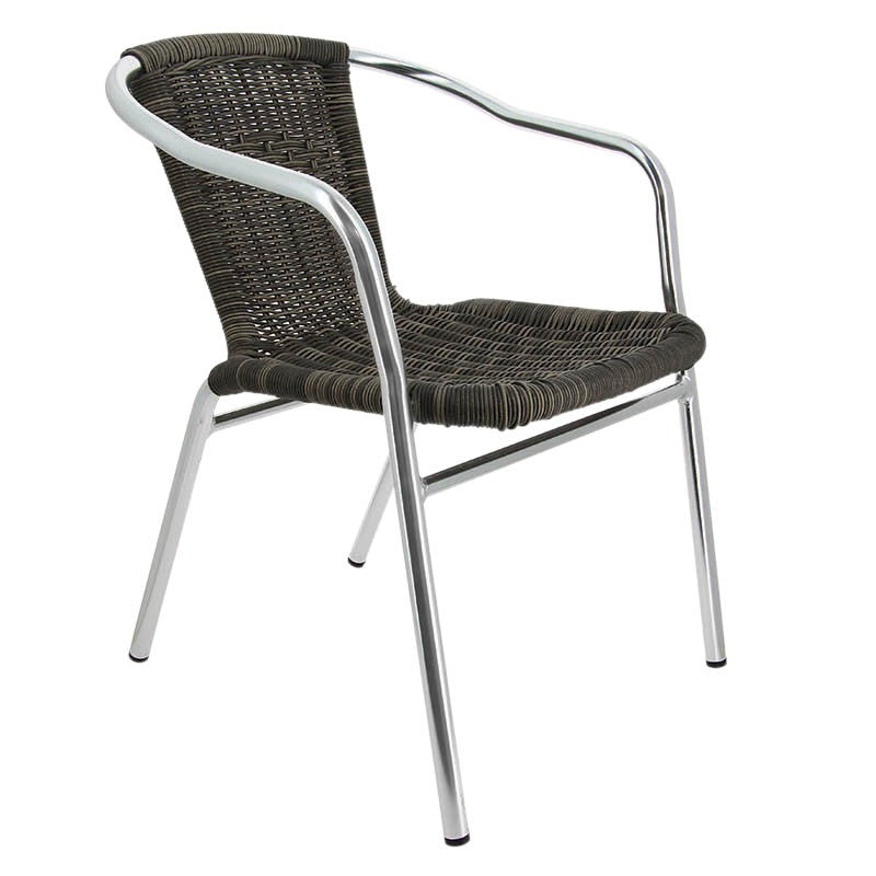 Fauteuil restaurant Blain GRIS METAL ｜ 1 Unité(s)