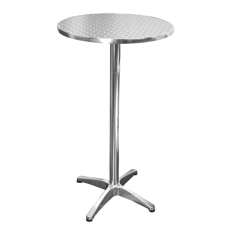 Table mange debout aluminium Bruxelles Ø60 Gris METAL ｜ 1 Unité(s)