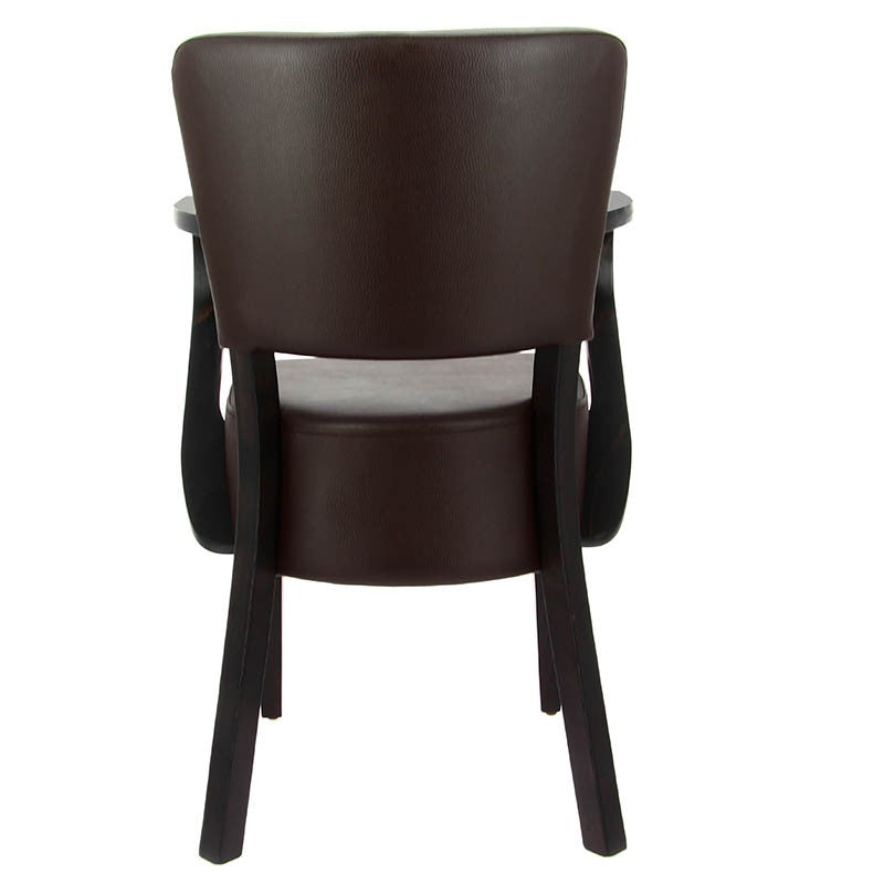 Fauteuil restaurant Amsterdam MARRON BOIS ｜ 1 Unité(s)