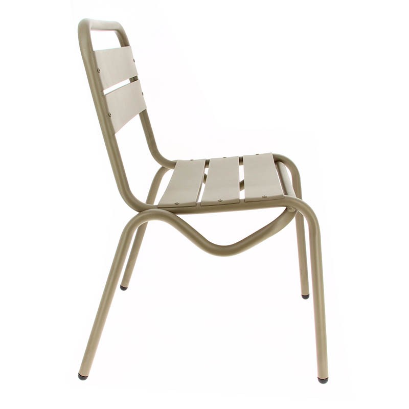 Chaise aluminium Avignon TAUPE METAL ｜ 4 Unité(s)