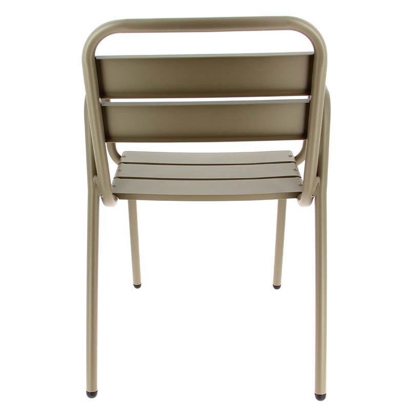 Fauteuil aluminium Avignon TAUPE METAL ｜ 4 Unité(s)