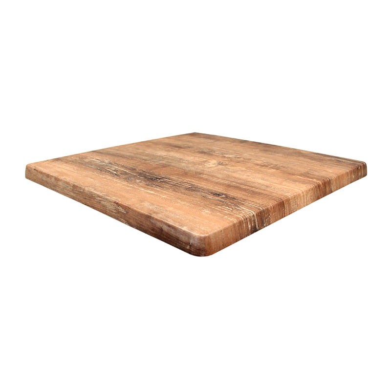 Plateau de table exterieur Topalit 70x70 ATACAMA BOIS ｜ 1 Unité(s)