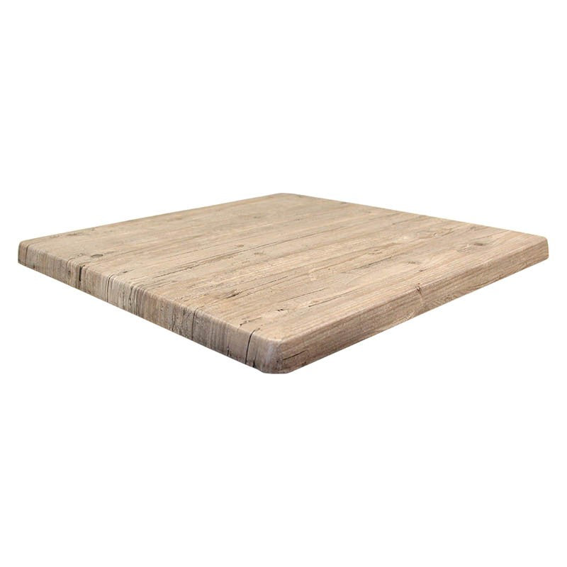 Plateau de table exterieur Topalit 70x70 WASHINGTON BOIS ｜ 1 Unité(s)