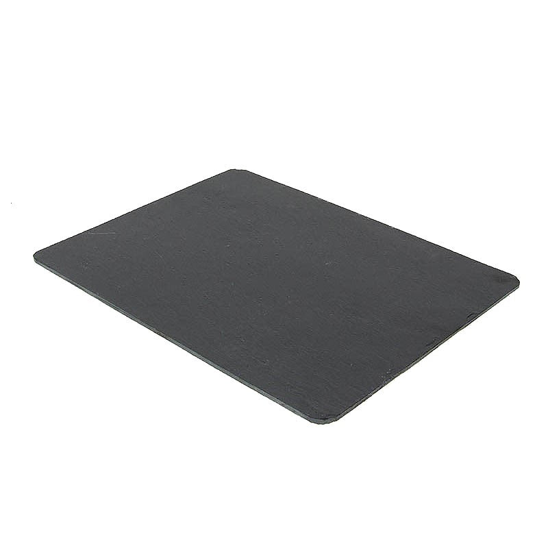 Plateau Ardoise Pizarra rectangle 40x30 NOIR ARDOISE ｜ 8 Unité(s)