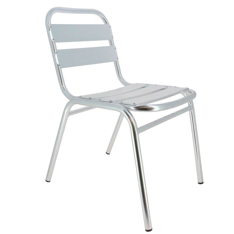 Fauteuil Aluminium Bruxelles GRIS METAL ｜ 1 Unité(s)