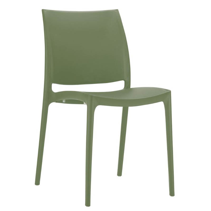 Chaise exterieure restaurant Inca VERT PLASTIQUE ｜ 1 Unité(s)