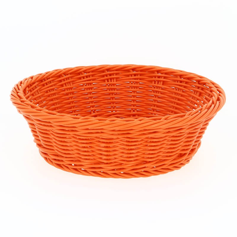 Corbeille ronde rouge Plasto Ø23 ROUGE POLYPROPYLENE ｜ 36 Unité(s)