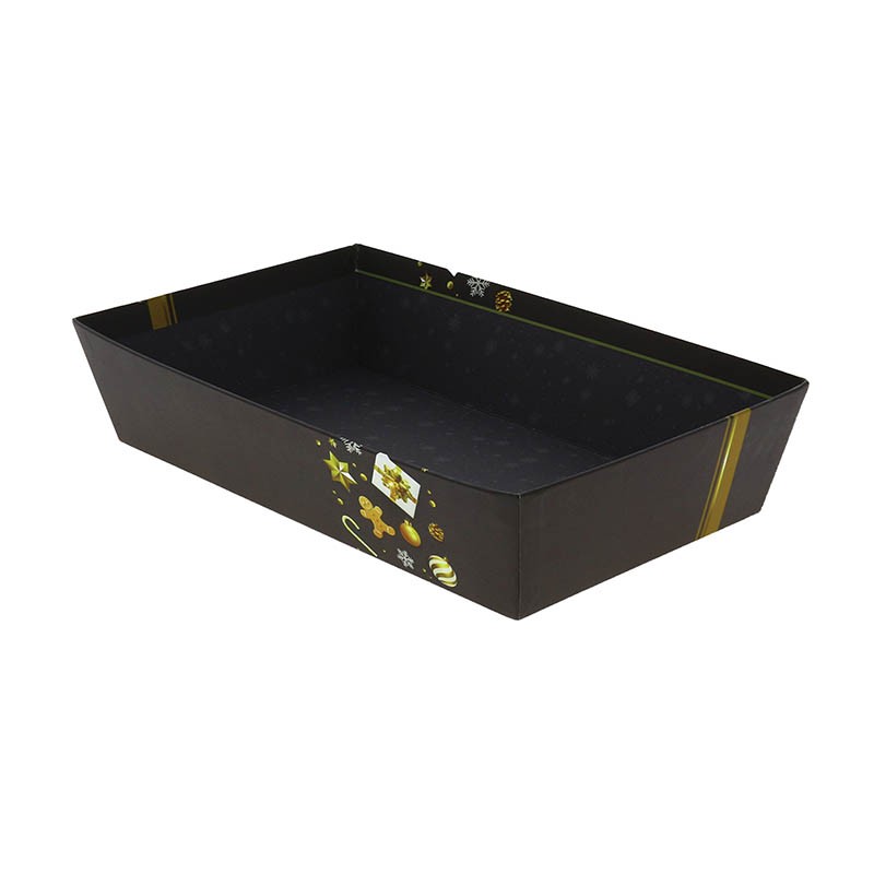 Corbeille carton rectangle Cado 33x20 noir CARTON ｜ 30 Unité(s)