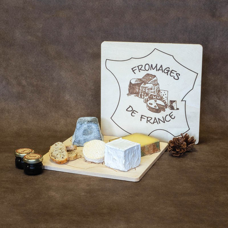 Plateau à fromage bois carré Bosco 25x25 BOIS BOIS ｜ 20 Unité(s)