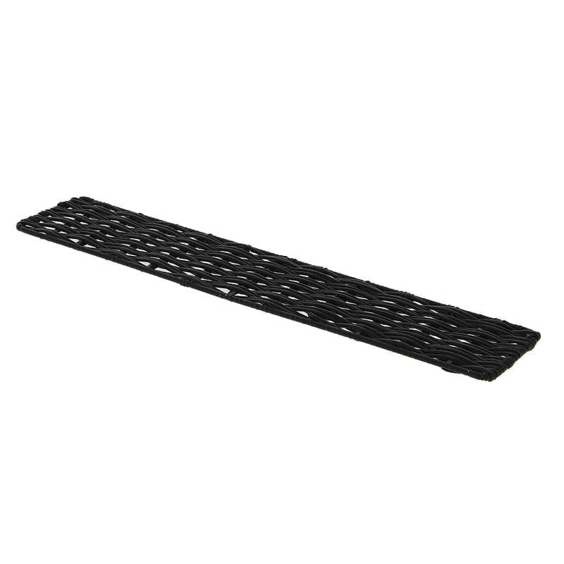 Reglette Polypropylène noire 50X1X10 NOIR POLYPROPYLENE ｜ 20 Unité(s)