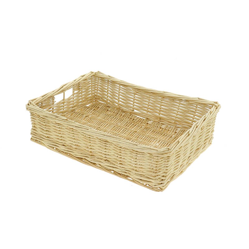 Corbeille manne osier rectangle Basket 40x30 NATUREL OSIER ｜ 10 Unité(s)