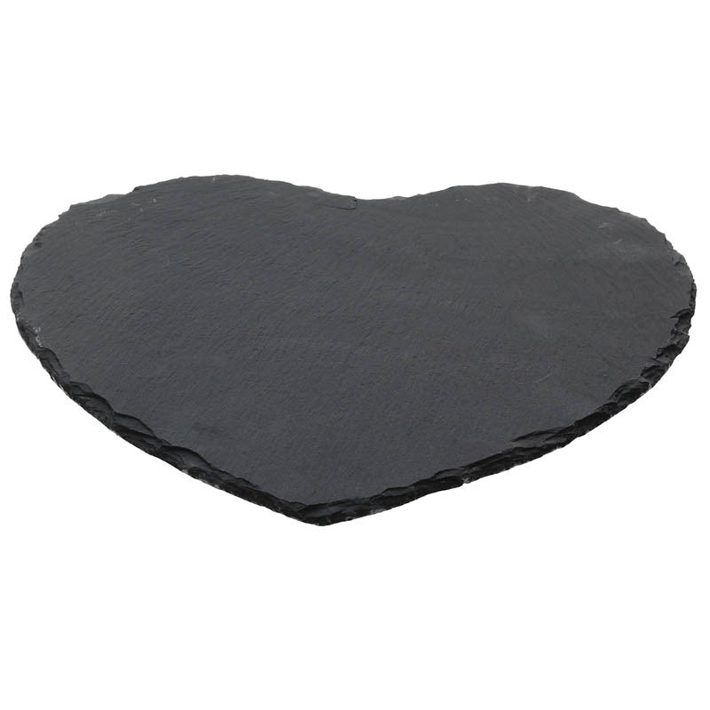 Plateau Ardoise coeur 25x24 GRIS ARDOISE ｜ 24 Unité(s)