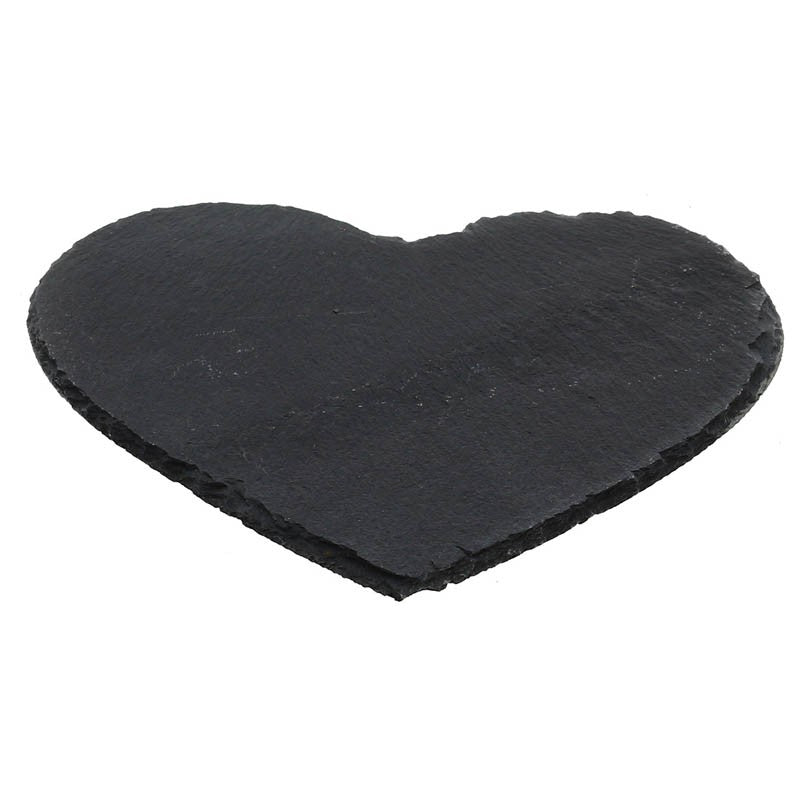 Plateau Ardoise coeur 18x17 GRIS ARDOISE ｜ 28 Unité(s)