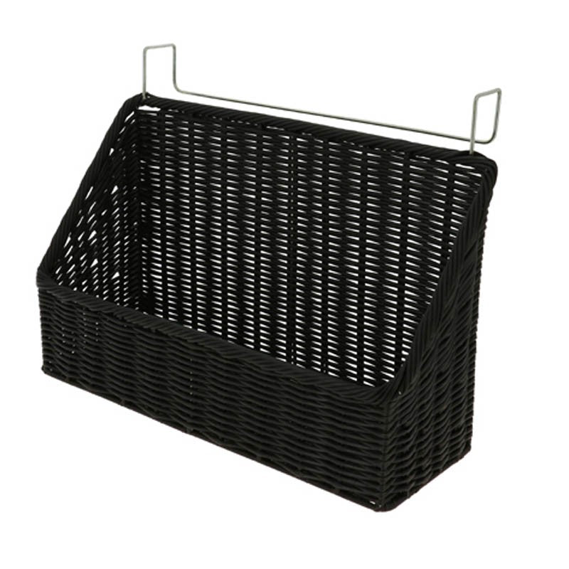 Panière à suspendre noire Cross-Merch 40x14 NOIRE POLYPROPYLENE ｜ 8 Unité(s)