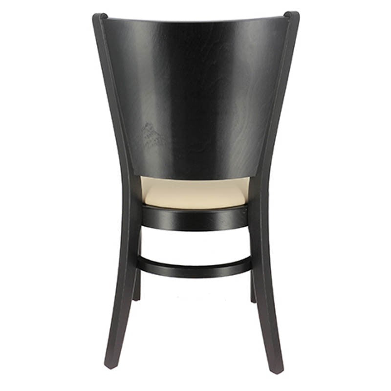 Chaise restaurant Régina marron foncé beige BOIS ｜ 2 Unité(s)