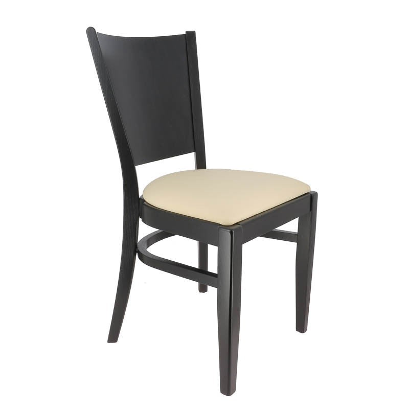 Chaise restaurant Régina marron foncé beige BOIS ｜ 2 Unité(s)
