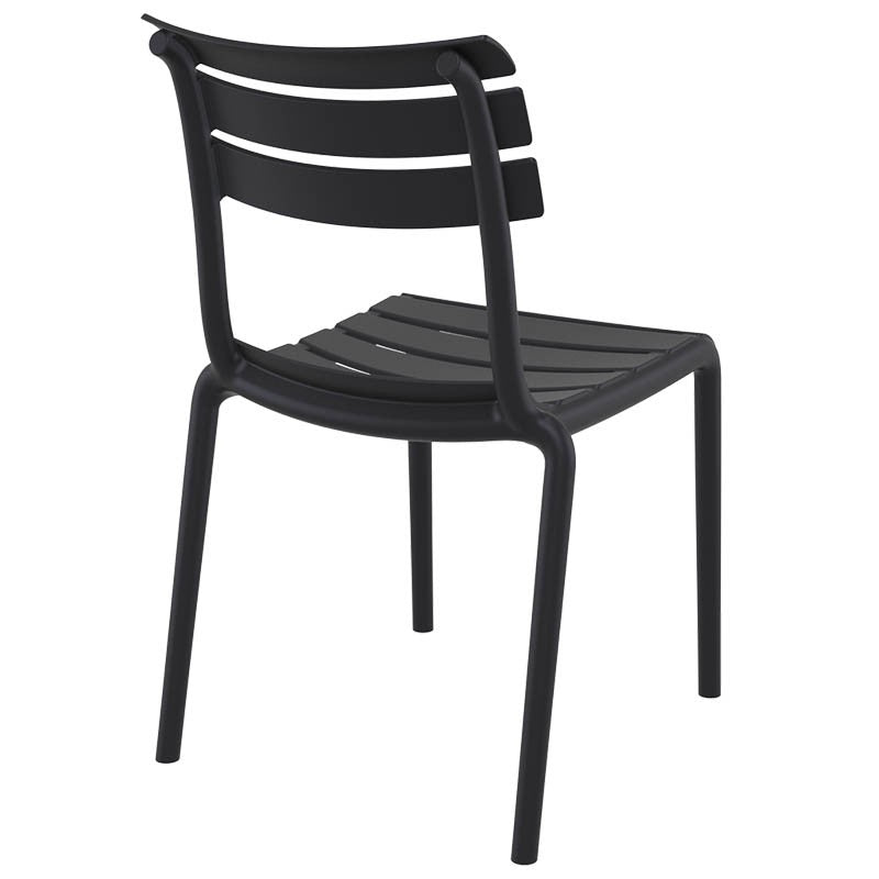 Chaise terrasse de restaurant Sorgues NOIR PLASTIQUE ｜ 1 Unité(s)