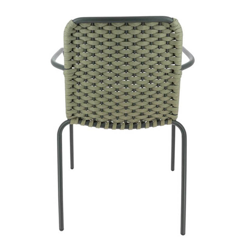 Fauteuil exterieur restaurant Arona TAUPE METAL ｜ 1 Unité(s)