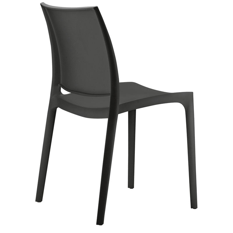 Chaise exterieure restaurant Inca Noir PLASTIQUE ｜ 1 Unité(s)